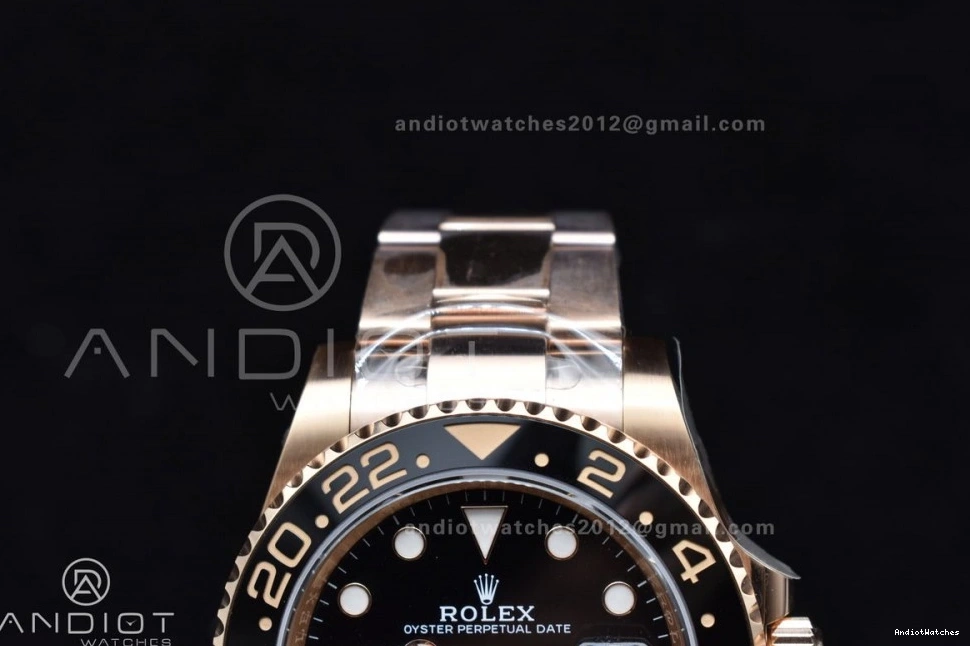 Edition CHNR WrinkleFree 864 SH3285 New on GMT ARF Master II 1:1 Best CHS SS RG 904L 126715 Bracelet 0308
